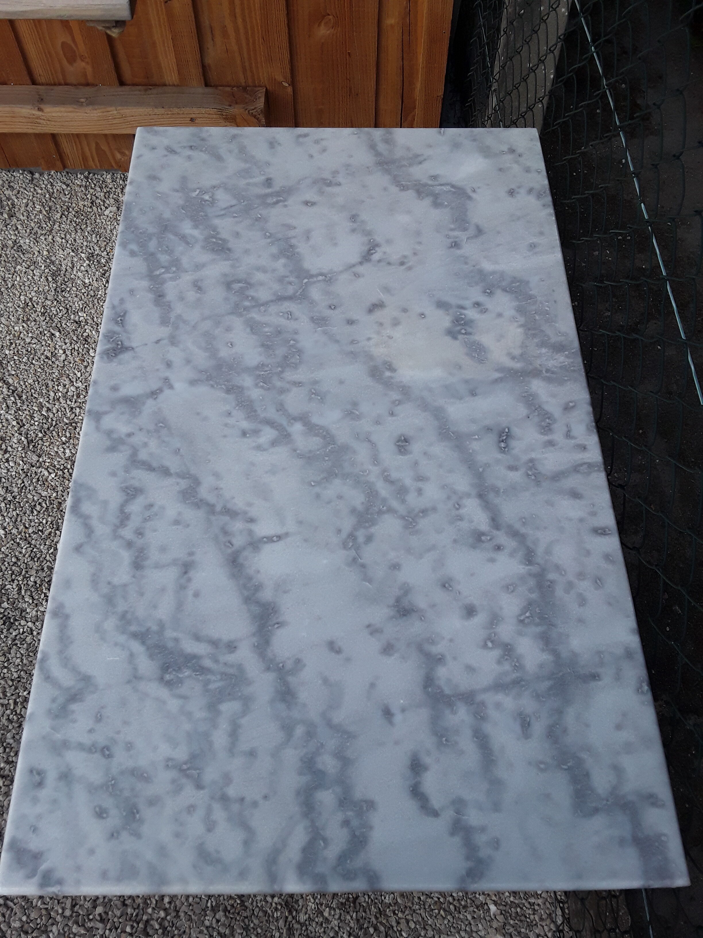 Marble tray bistro table