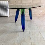 Magnificent Murano art glass dining table by Maurice Barilone for Roche Bobois