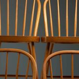 Set of four dining chairs, 1960s–70s