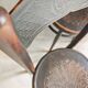 Rare set of 4 Jacob & Josef Kohn bistro chairs, bent wood, stamped 1900.