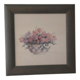 lithograph flowers by Rosalind Oesterle