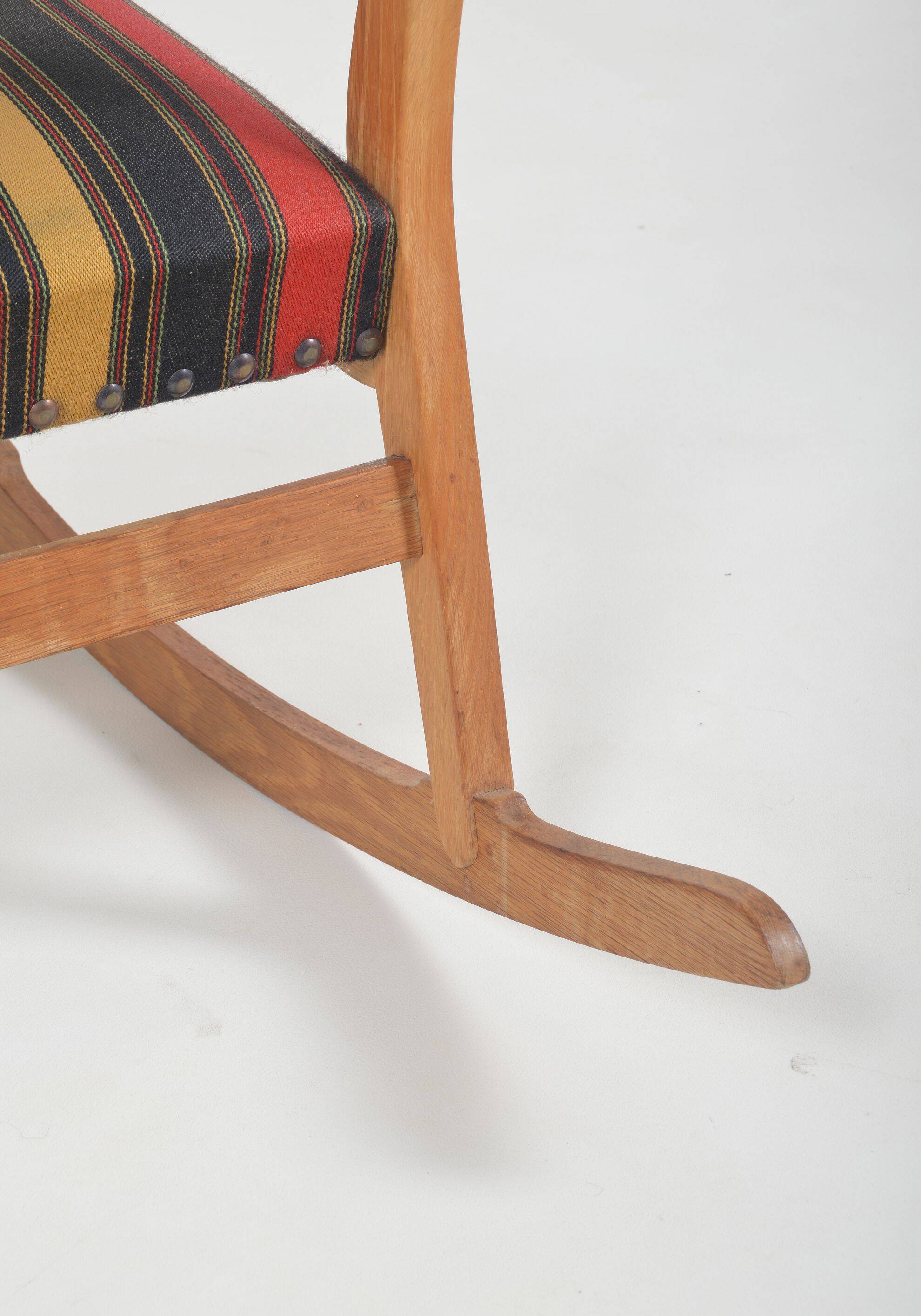 Danish rocking chair by Henning Kjærnulff for EG Kvalitetsmobel, 1960s