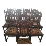 Set of 12 reception chairs