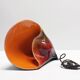Shell lamp Vallauris in ceramic. France, 1970s.