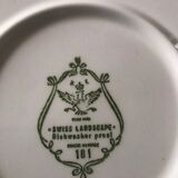 Assiette de présentation vintage Swiss Lanscape