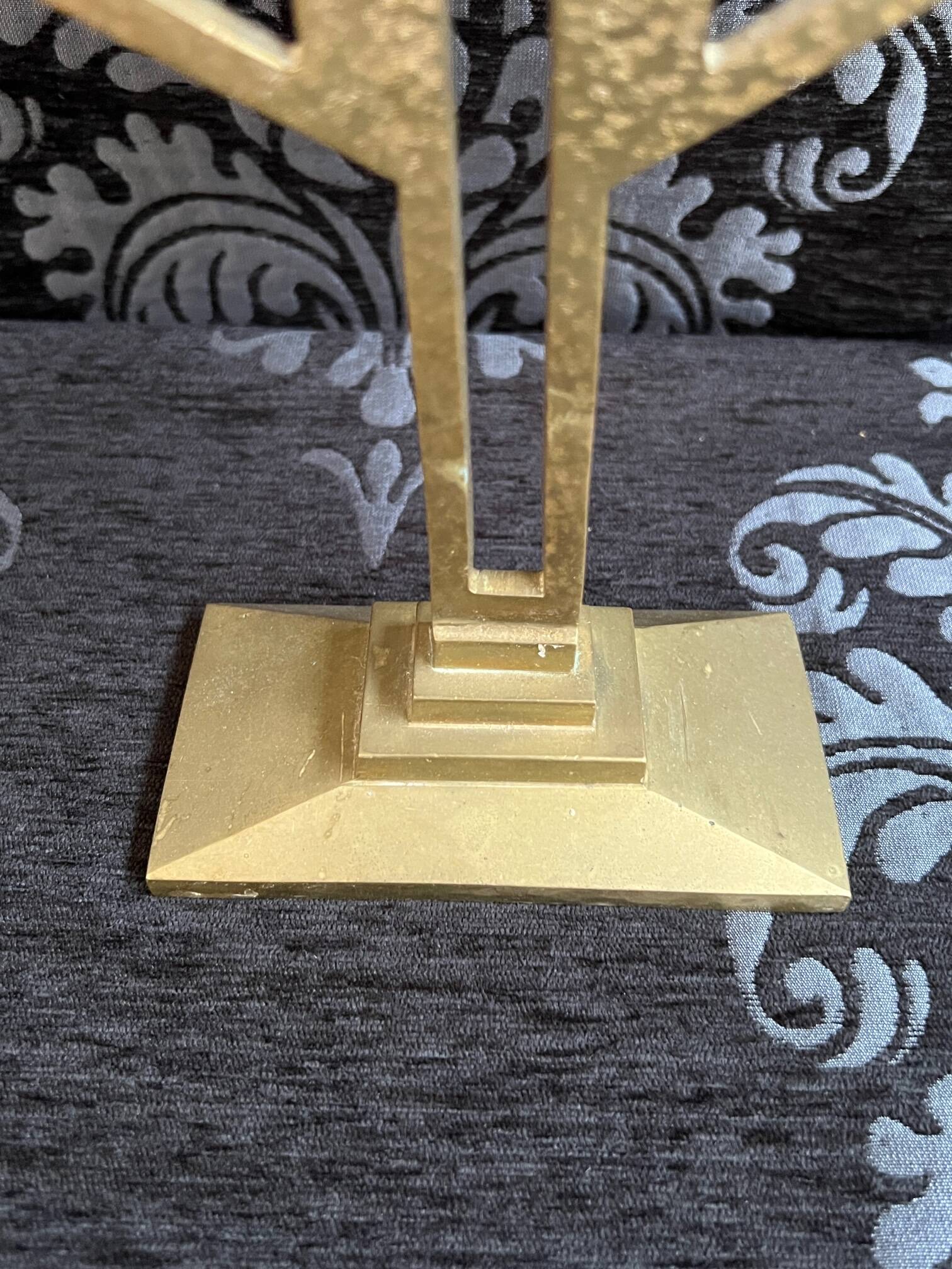 Pair of Art Deco candlesticks.