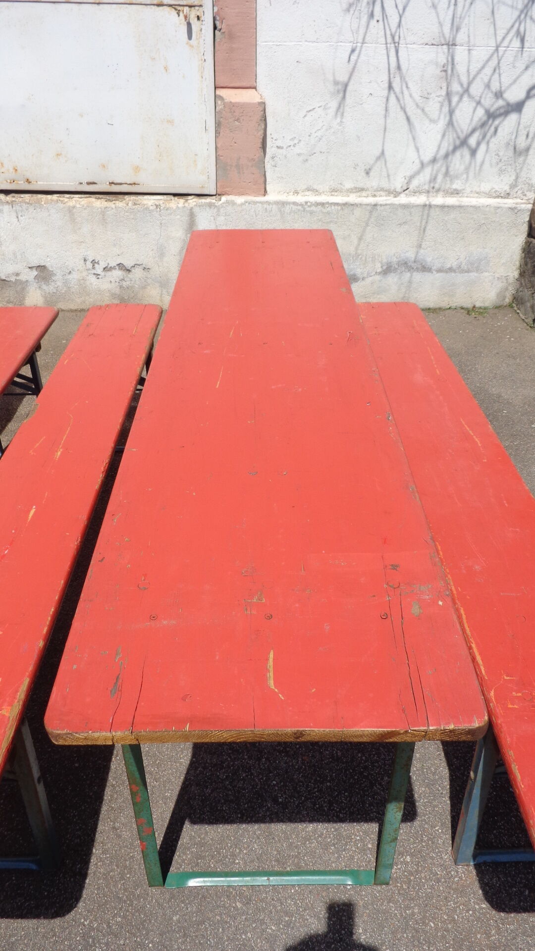 Set de 2 ensembles de tables de brasserie/bancs