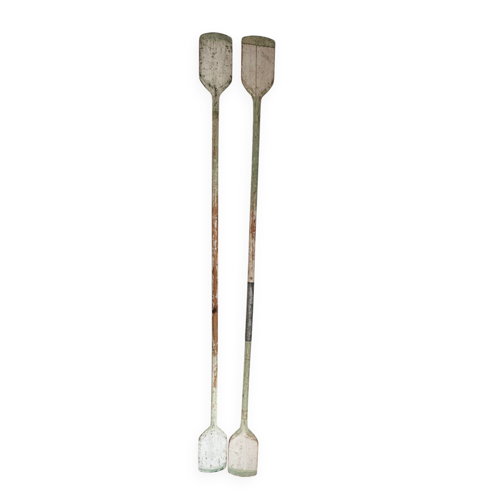 Ancien lot de trois rames en bois vintage