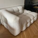 Ecru chaise longue sofa