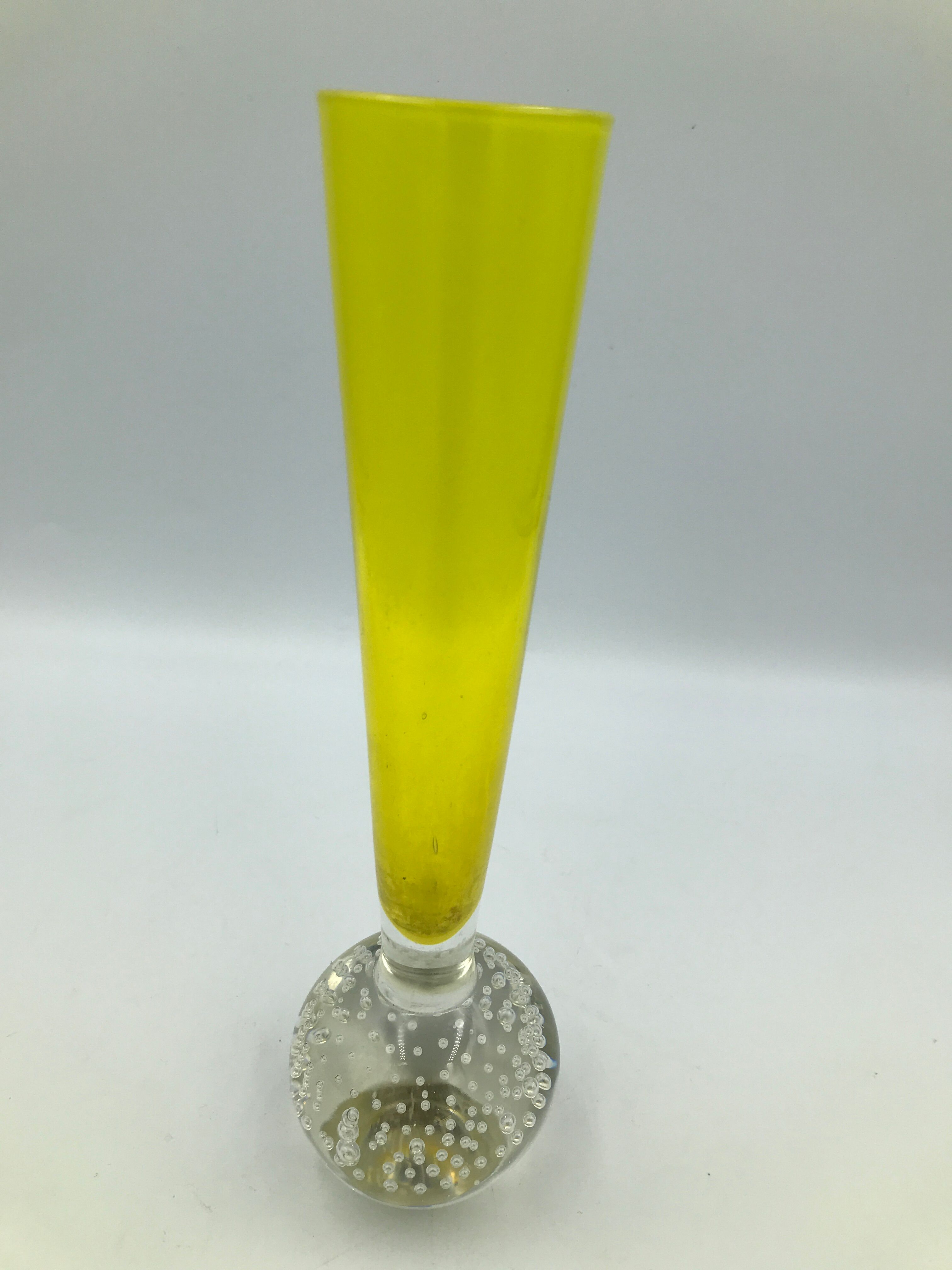 Set of 6Ssoliflore in bubbled glass 50s-60s