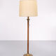 Hollywood Regency Suede Floor Lamp 1970s France