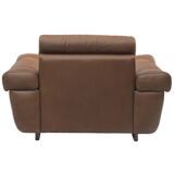 Leather armchair Brazil, 1960s