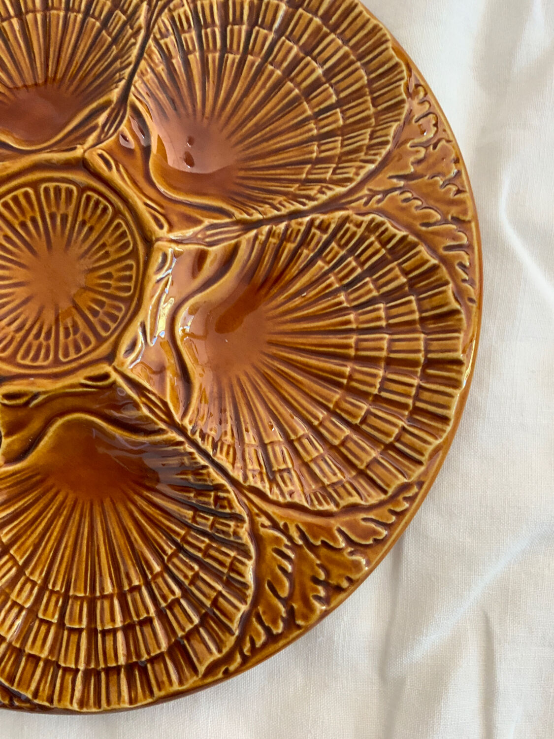 Assiette à coquillage