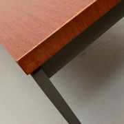 Table basse des années 1960 en teck et métal