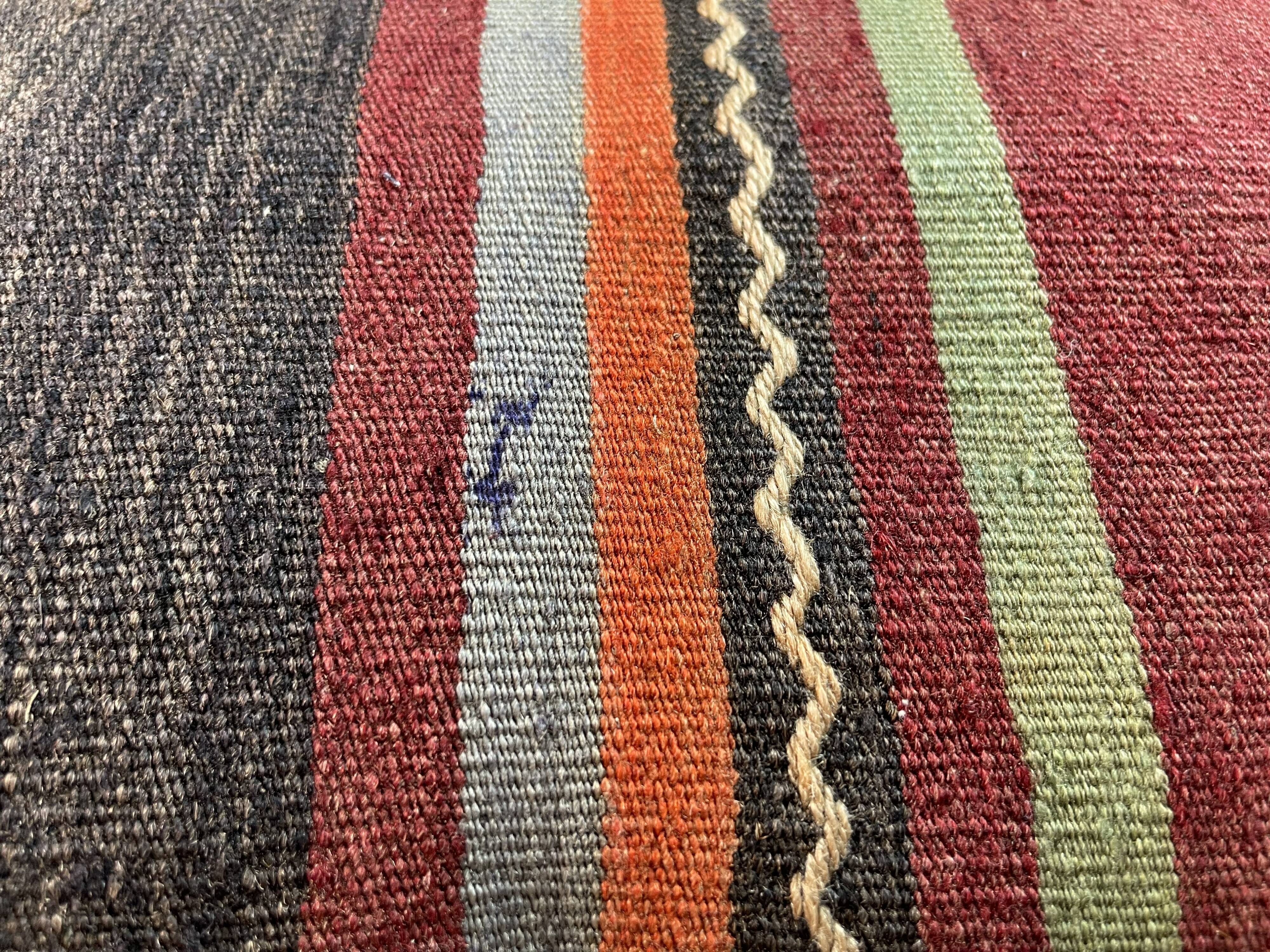 Vintage turkish kilim cushion cover , 120 x 40 cm