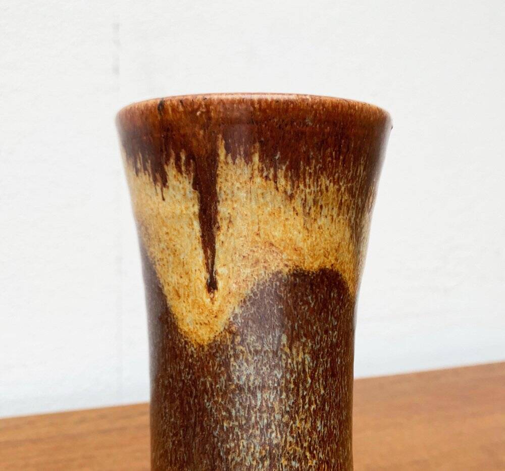 Mid-century German studio pottery vase by Till Sudeck, 1960s.