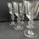 6 Verres à eau – Cristal soufflé estampillé
