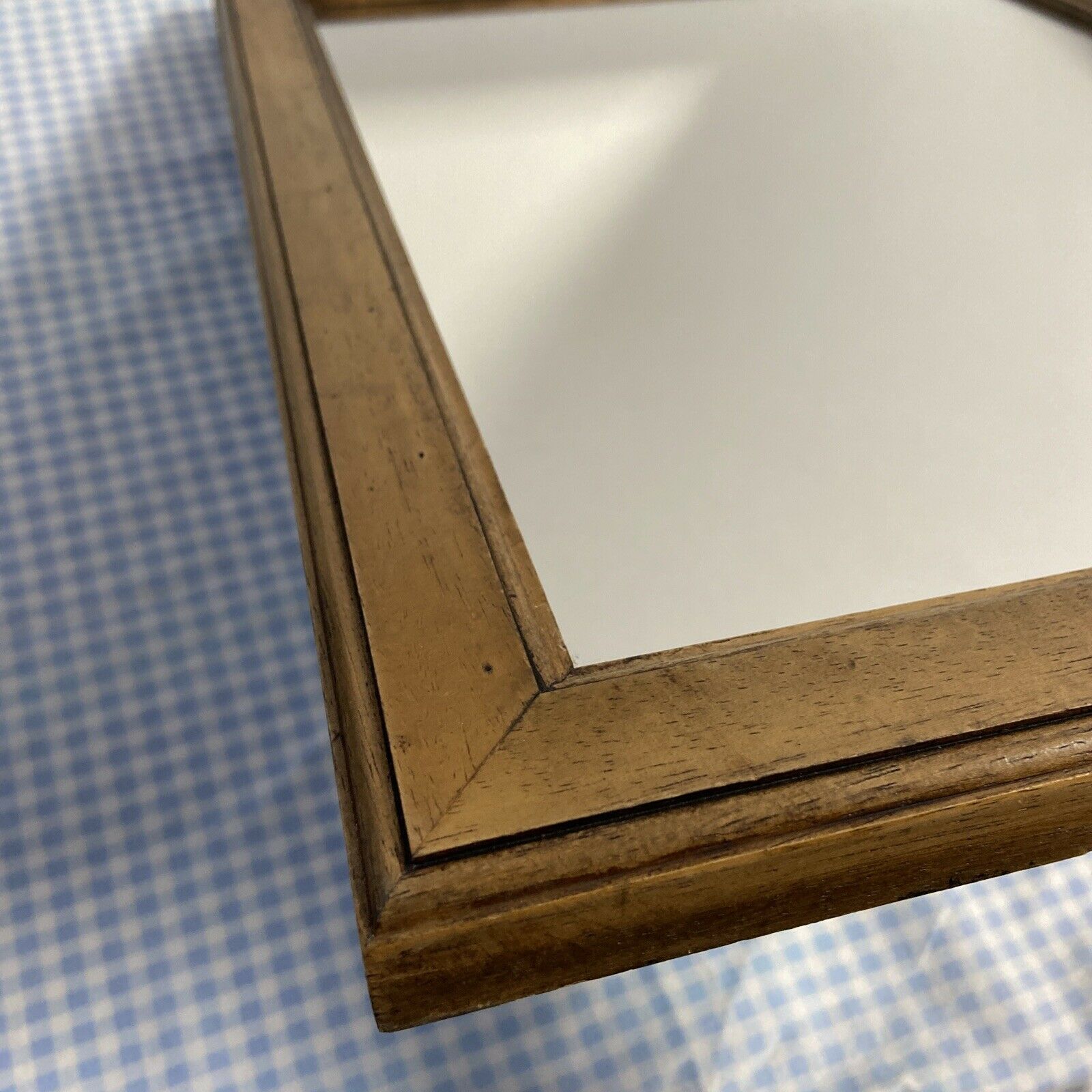 Mirror with wooden frame 45x36cm
