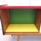 Vintage sideboard with 2 sliding glass doors