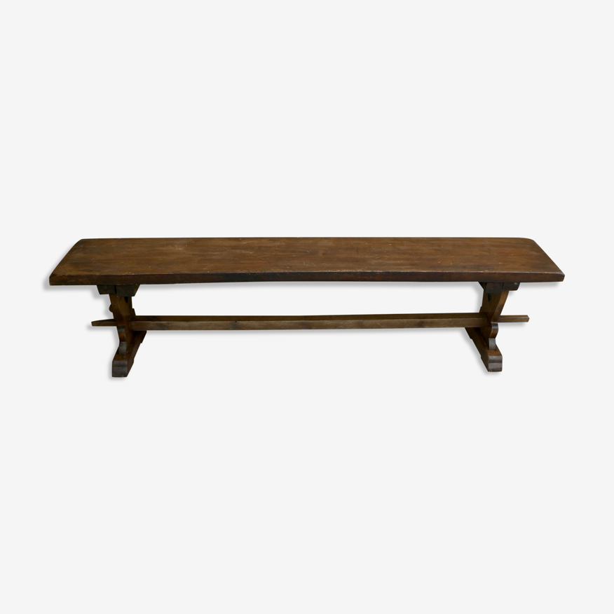 Banc ancien en bois brut 180cm