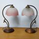 Pair of bedside lamps