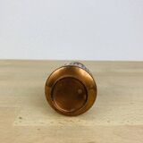 Vintage 70s Scandinavian brass vase