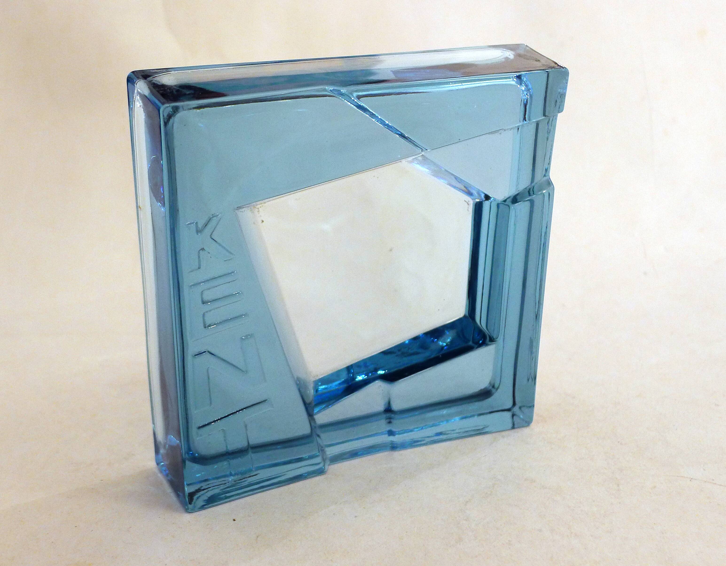 Kent ice floe glass ashtray