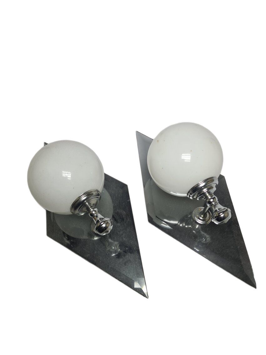 Art Deco sconces, Poland, 1960s, set of 2