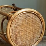 High harness in vintage rattan