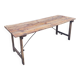 Table en bois pliante de guingette