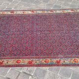 Ancien tapis d'orient fait main sena persan 2,07 x 1,35 m