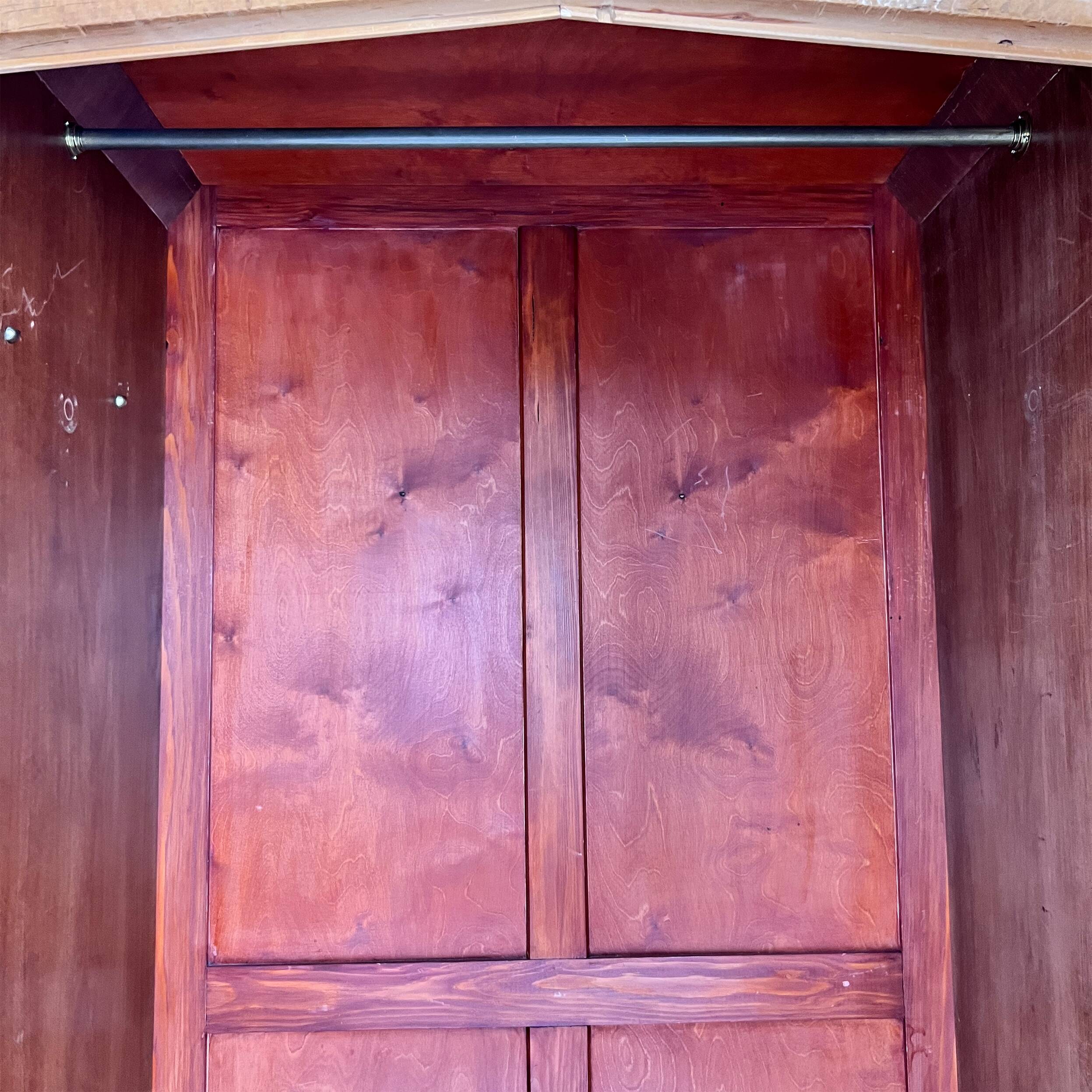 Anthroposophical Handmade Wardrobe, Netherlands, 1940s