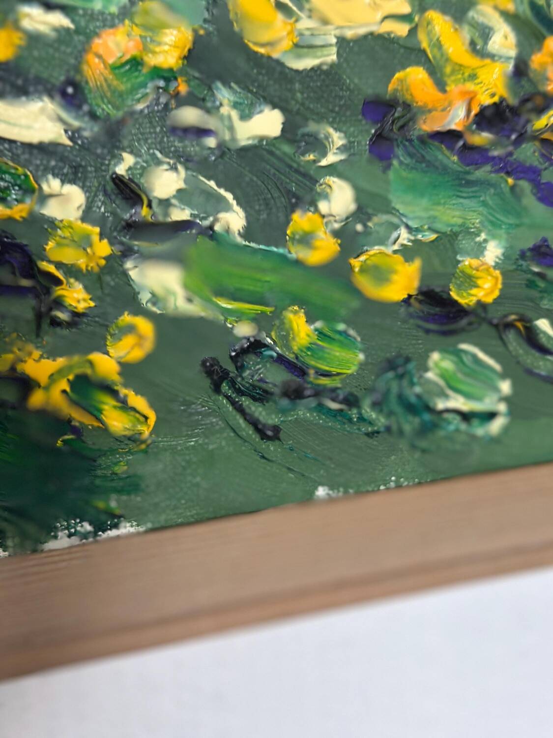 Swedish oil on canvas – “flowers” by lars "bjönni" andersson