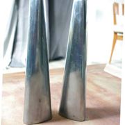 6 vintage design chrome candle holders by Ehlen Johansson for Ikea from around 1990.