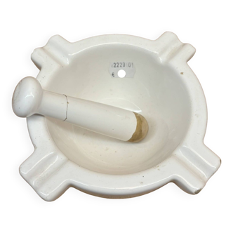 Mortier & pilon en porcelain