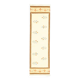 1970s Turkish Oushak Handmade Wool Cotton Beige Runner 71x283