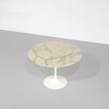 Tulip dining table in marble by Eero Saarinen for Knoll International.