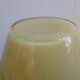 Glass vase blown Italy 70s