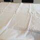 Drap plat brodé brodé 3,20x2,30 m