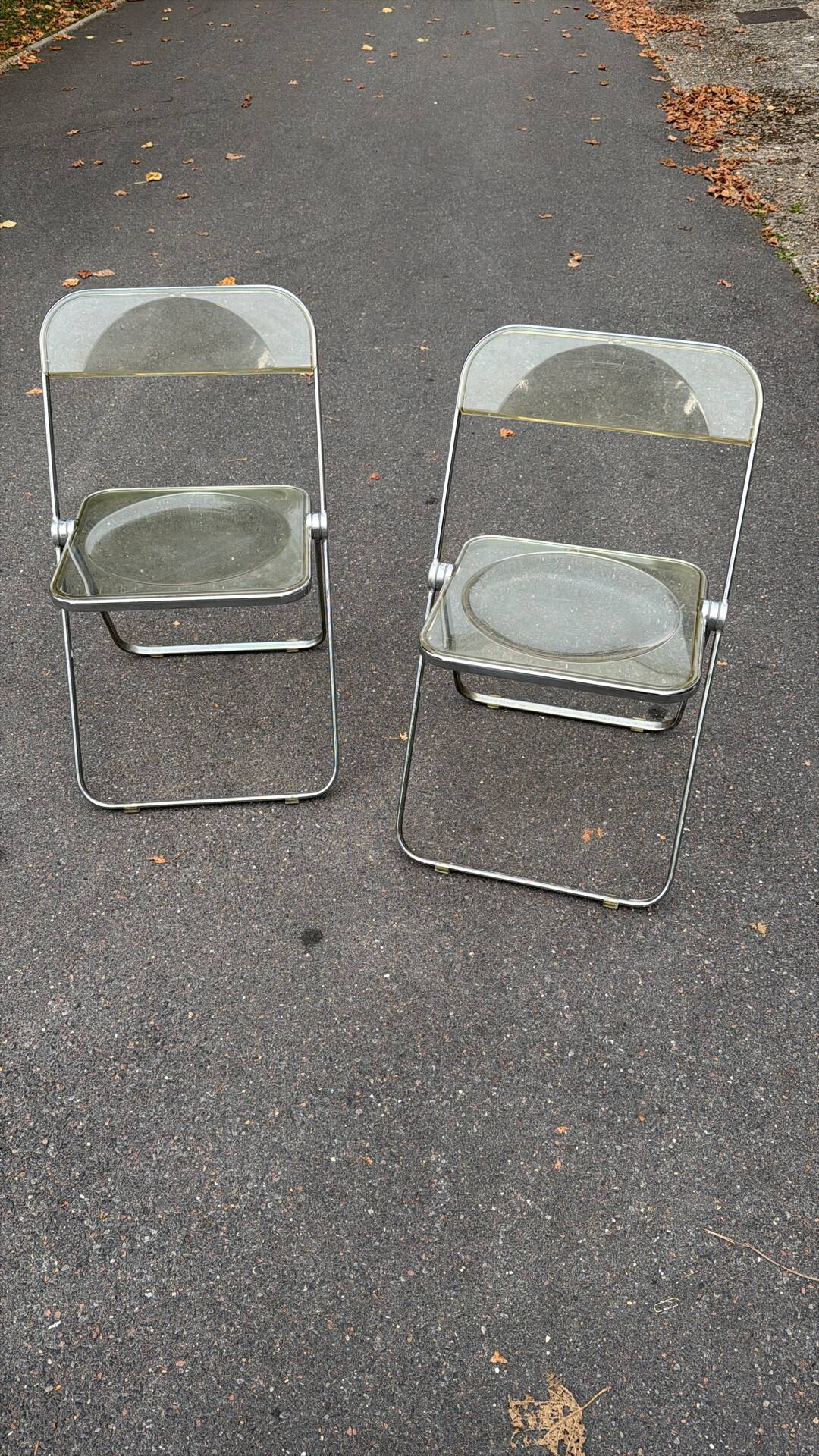 Lot de deux chaises plia