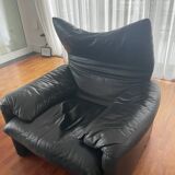 Maralunga Cassina armchair – Italian design by Vico Magistretti, 1970s