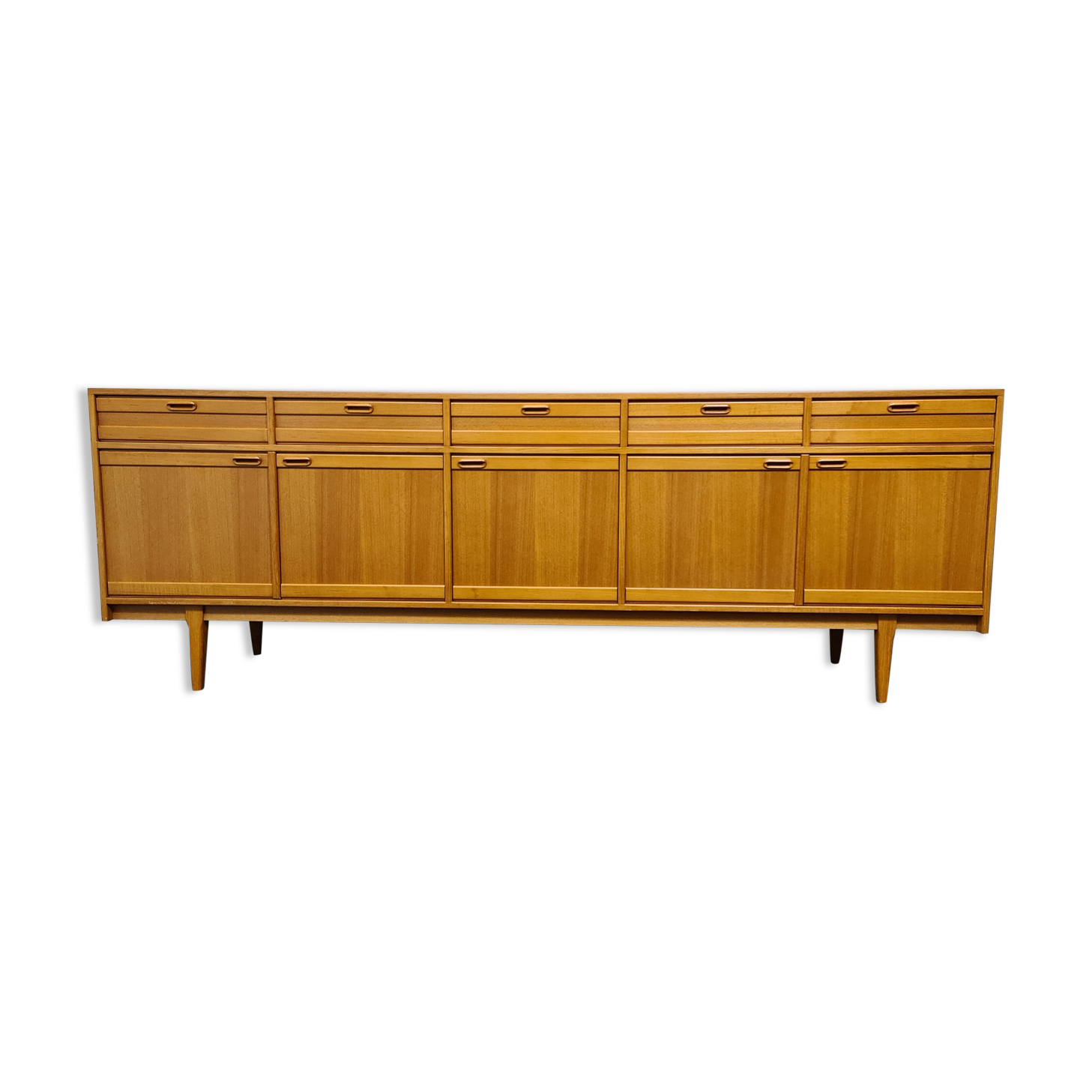 Vintage teak German sideboard by  Mustering