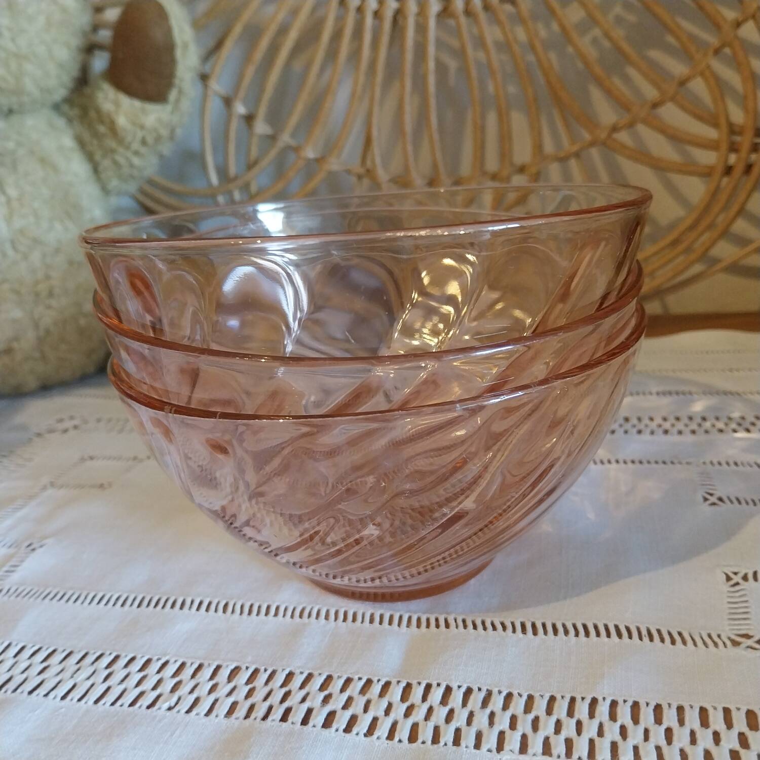 Vintage Rosaline bowls