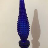 Empoli carafe cobalt blue diamond point