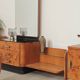 Jindrich Halabala dressing table and bedside tables for Up Zavody 1950