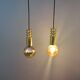 Frimann Goldstar pendant lights made by Philips in the 1970s. Model SPYBALL