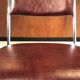 Chaise vintage vers 1970 - cuir et chrome