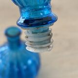 Carafe à décanter vintage en verre Empoli avec bouchon, Italie, années 1960