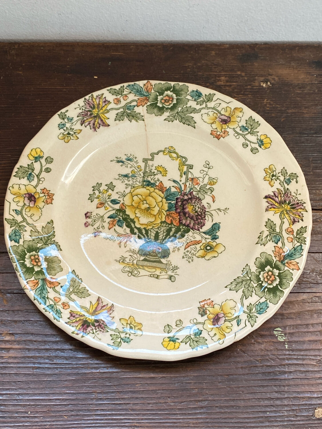 Dessert plates, ironstone, Mason's, England