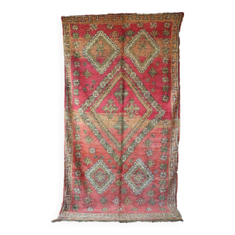 BOUJAD. Tapis marocain vintage, 200 x 370 cm